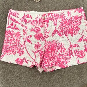 Lilly Pulitzer Pink Floral Women Shorts